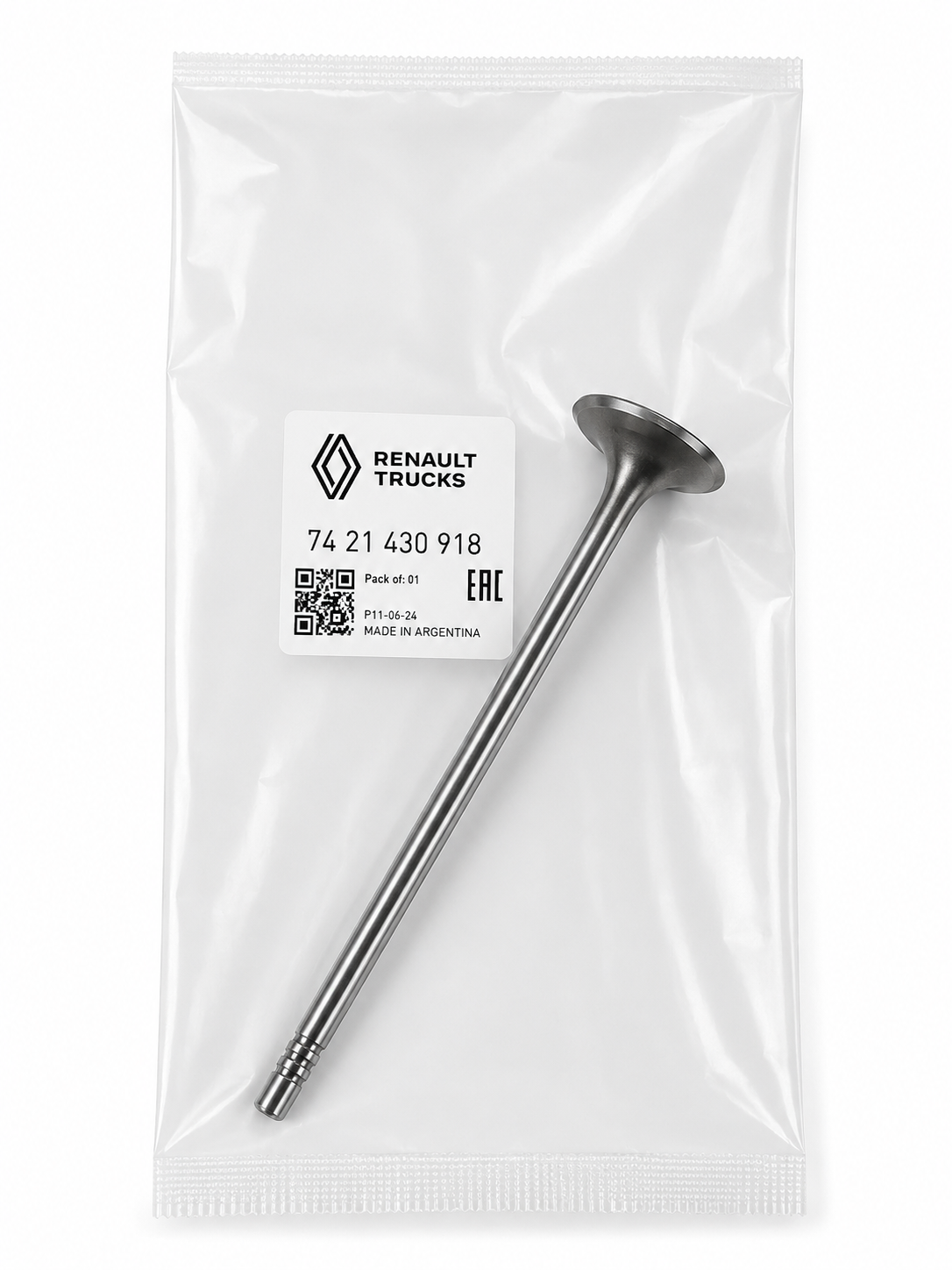 7421430918 EKSOZ SUPAP VOLVO-RENAULT