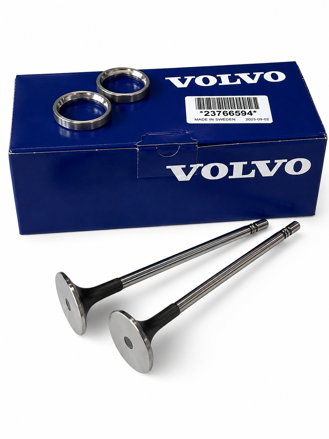 23766594 ORİJİNAL EGZOZ SUPABI + SUPAP YUVASI (valve seat) VOLVO