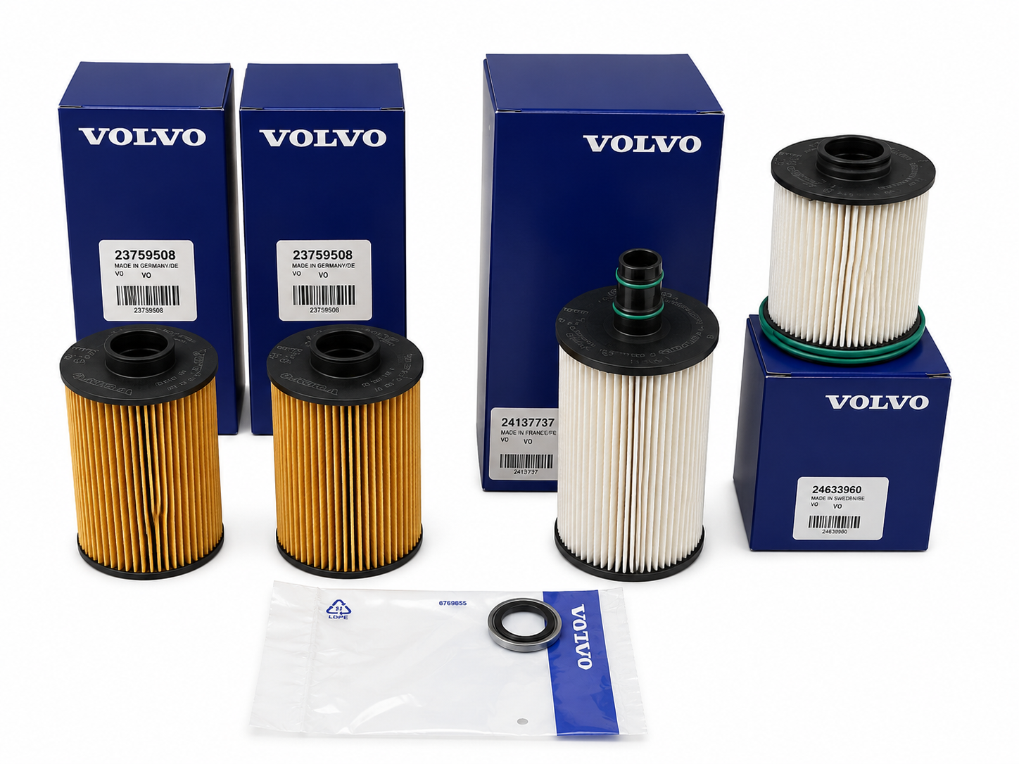 24656850 ORİJİNAL VOLVO - RENAULT YAĞ/MAZOT FİLTRE KİTİ